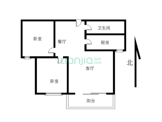 房子全明，厅带阳台朝南，视野好.精装修