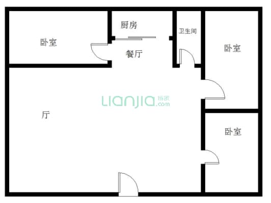 中毅丽景城 3室2厅 南