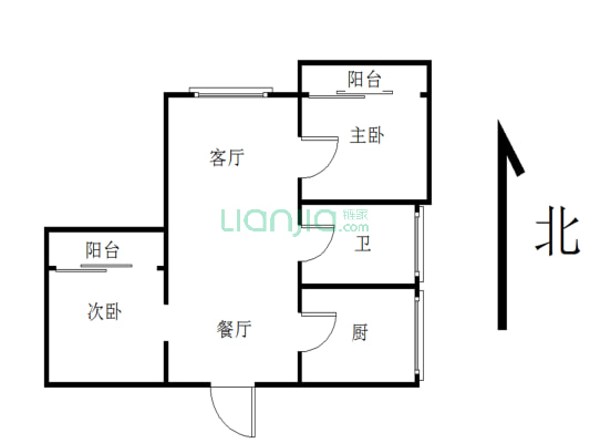 美仙山花苑二期 2室2厅 东北