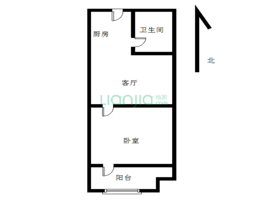 香港国际 1室1厅 南