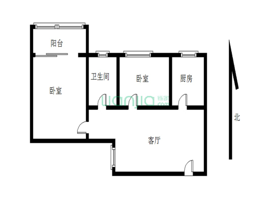 万达广场 绿地广场  小两居 适合刚需过度