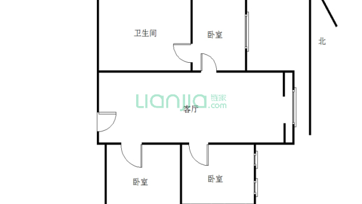 天台山庄北庄二手房实景图