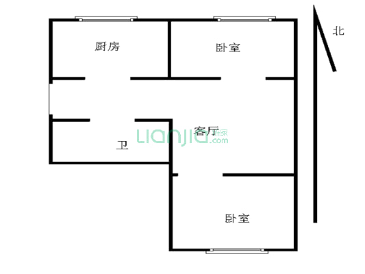 仁和居东区 2室1厅 南 北