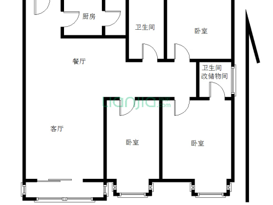 御景峰 3室1厅 南 北