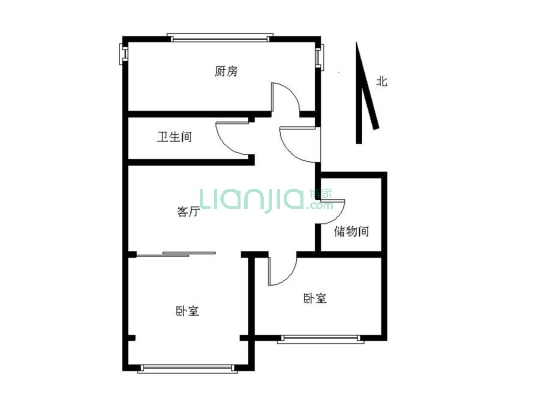 纯青啤花园 小区内位置好 采光充足 双南卧户型明厨房