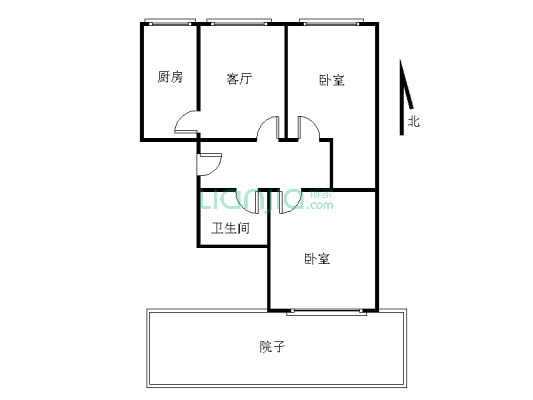 南京路（市南区） 3室0厅 南 北