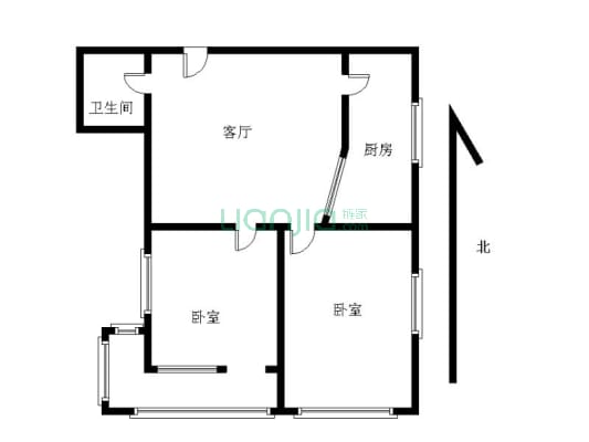 宁夏路大润发 M3号地铁口 吴兴路 套二 采光无遮挡