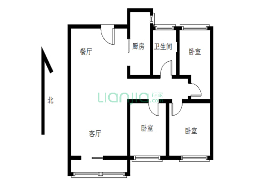 新都心和达小三居，近地铁，精装修