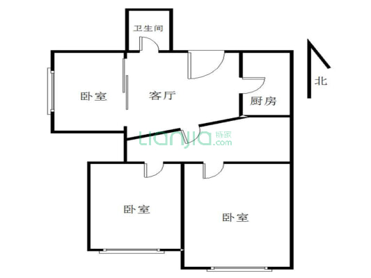 新竹路2号 3室2厅 南 北