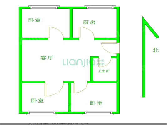 杨戈庄小区，书院路旁，李村商圈，大套三，南北通透。