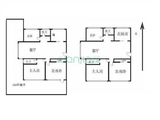 新出多层一楼复式带大Yuan子，六个方正卧室，满五唯一