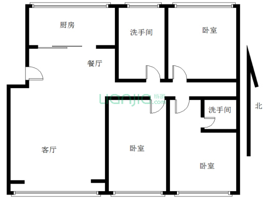 世园会大套三 公摊小 小区环境优美