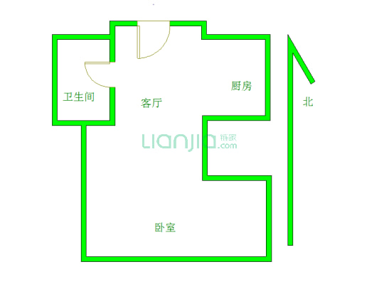 新上 刚需套二 装修棒 南北通风好 视野开阔