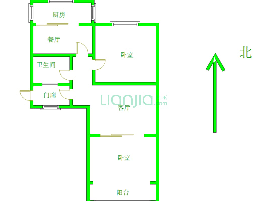 新林巷 2室1厅 南