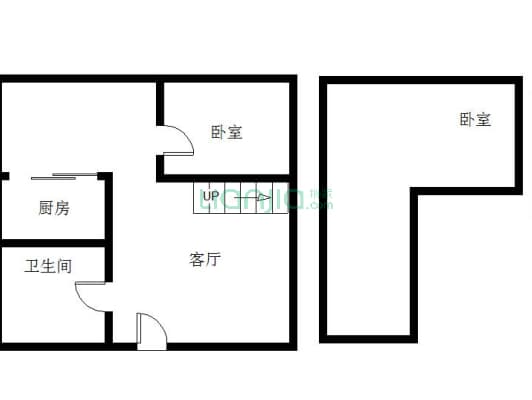 海鹰大厦 精装一室一厅 交通便利 彩云城德胜商圈