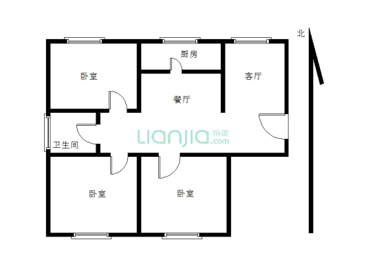 东海岸·书香府第 3室2厅 南 北