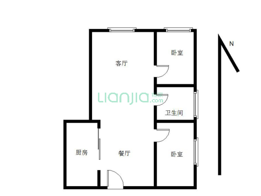 山水龙城精装两居室 全明户型 可直接入住 产权清晰