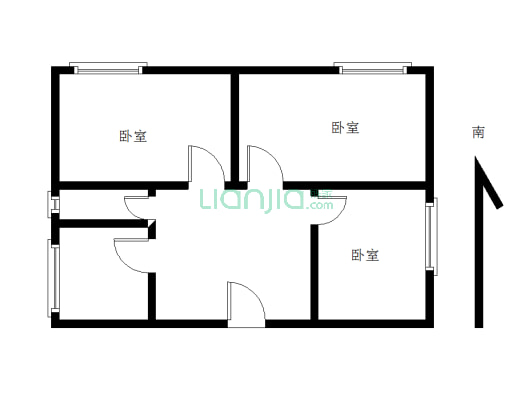 二柴家属院 3室1厅 南 北