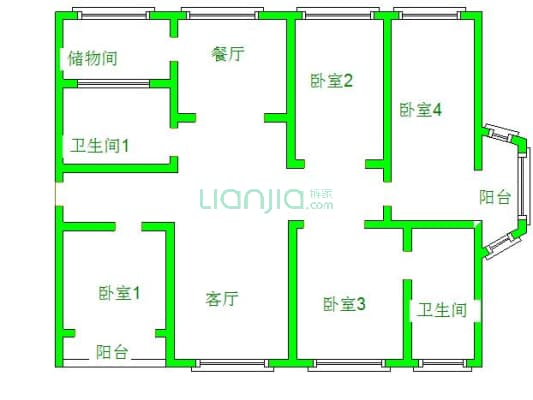 此栋楼一层两户！小区中间位置！好楼层