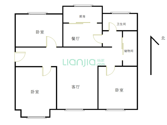 原田花园，南北通大三居，采光独好，得房率高，满五年