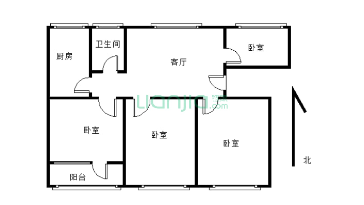 四合院二手房实景图