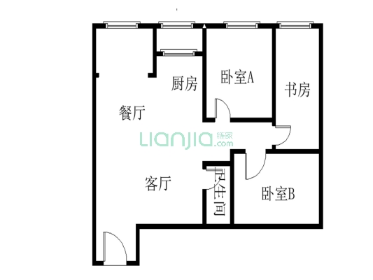 中山公园协和旁次新房户型方正格局好采光充足。