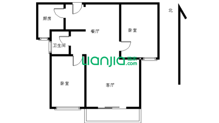 团结名居桔园二手房实景图