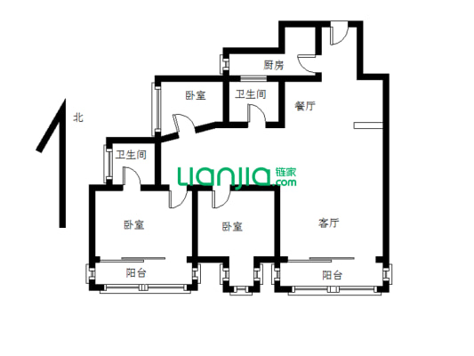 楚河汉街4号线地铁口安顺星苑花园小区小高层 正规三房