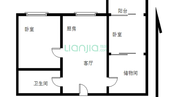 职业病防治医院宿舍二手房实景图