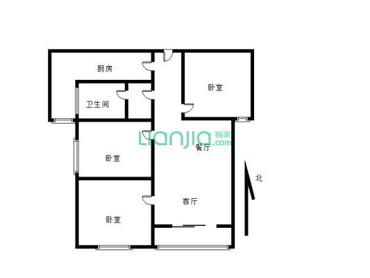 梅溪湖壹号 3室1厅 南