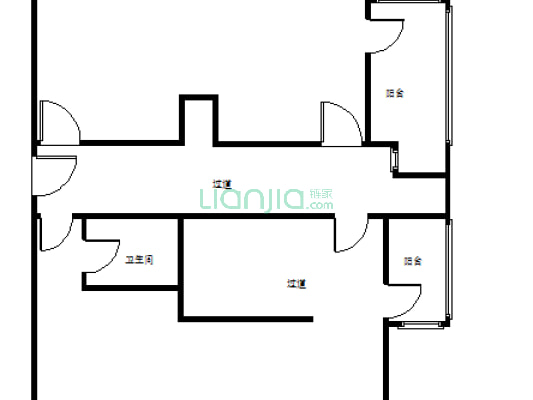 麓谷明珠一房 使用面积大 交通便利