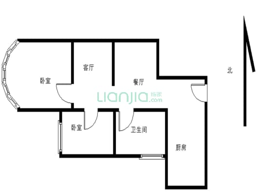 龙口中路 华天国际广场 西向两房 大阳台