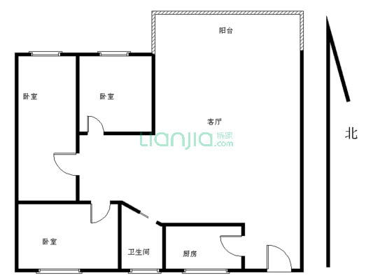 广州体育学院 3室1厅 北