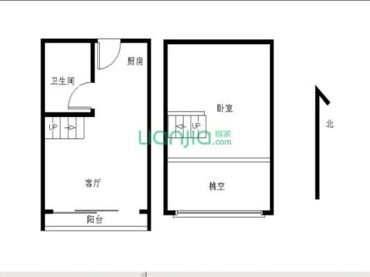 富凯星堤 2室1厅 西北