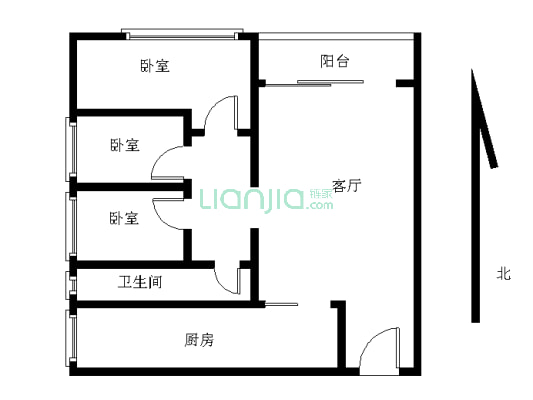 兰亭盛荟实用小三房，中层看花园，视野采光好