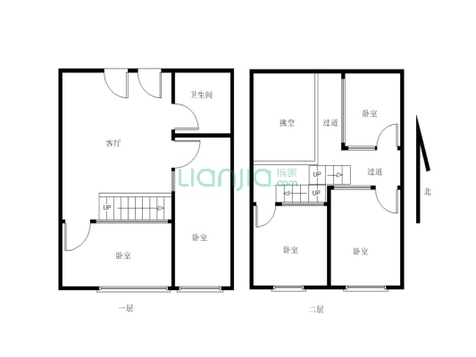 敏捷上品公馆 3室1厅 南