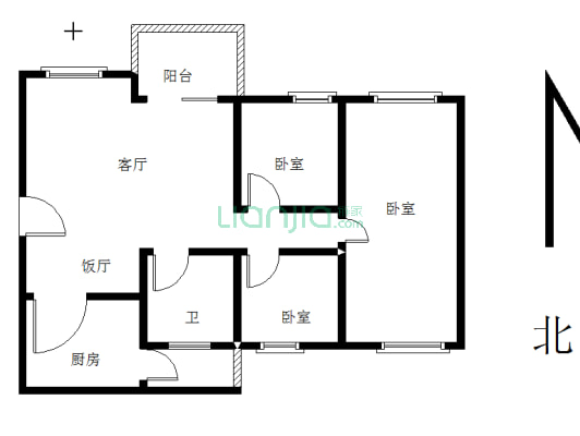 金碧御水山庄 3室1厅 北