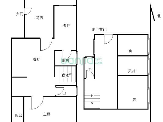 万科四季花城 情景一楼 带大花园 带地下室