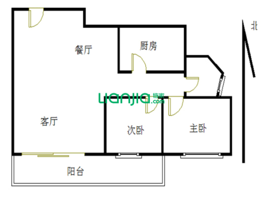 地铁口物业花园小区标准大两房诚心出售。