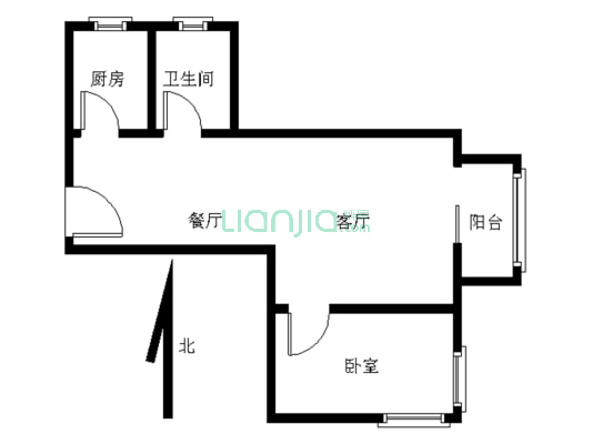 地铁口物业 东南向的一房一厅，楼下就是海雅百货