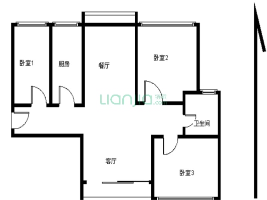 领航城领丽花园 3室1厅 630万