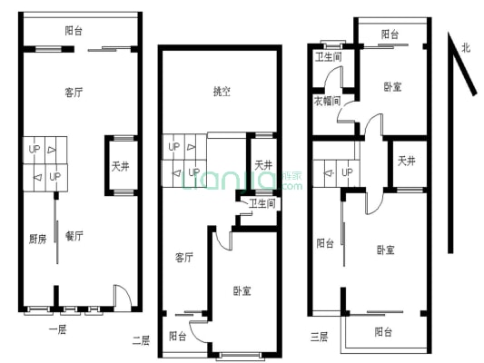 坂田山顶别墅位，已拓加，上下五层看户型，带前后花园