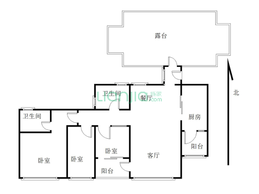 美杜兰华庭，顶楼大三房，面积大，南向采光好