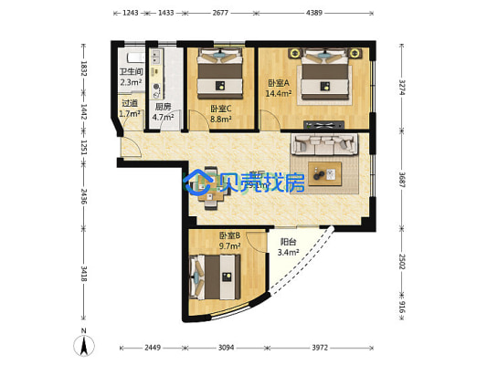 双地铁口物业 红本在手 业主诚心出售