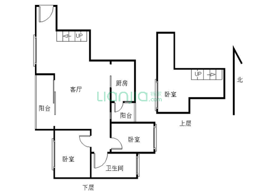 英郡年华 三房两厅 精装修拎包入住 客厅出阳台看小区