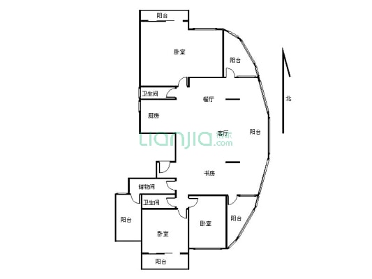 地铁口电梯5房大户型，业主诚心出售，红本在手税费少