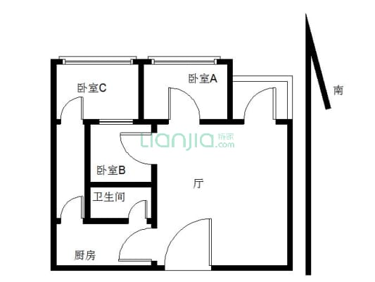 地铁口物业，总价低单价低户型实用，适合年轻的上班族