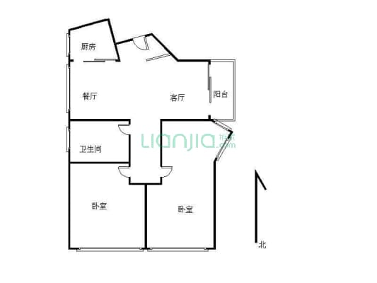 大陆庄园 清爽装修 标准三房 使用率高 满五 看房方便