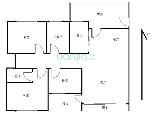 精装3房 南北对流 大阳台大客厅 价格可谈 上学方便