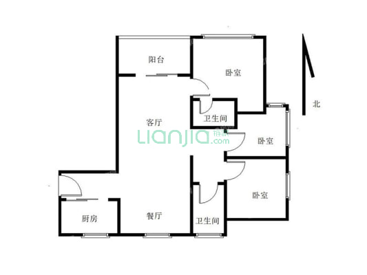 西丽万科总部基地,精装三房 户型方正,业主诚心出售